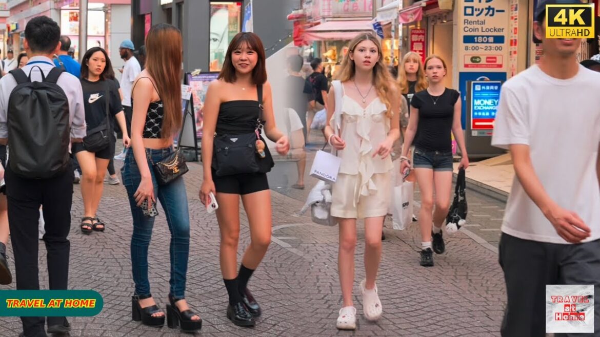 4K HDR Japan travel 2025 | Walk in Harajuku（原宿）Tokyo Japan |  Relaxing Natural City ambience