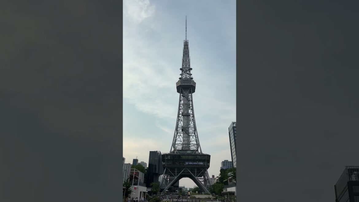 沈む夕日とシルエットの名古屋テレビ塔🌇 夕暮れの栄を歩く|MIRAI TOWER Sunset 沈む夕日とシルエットの名古屋テレビ塔🌇 夕暮れの栄を歩く|MIRAI TOWER Sunset