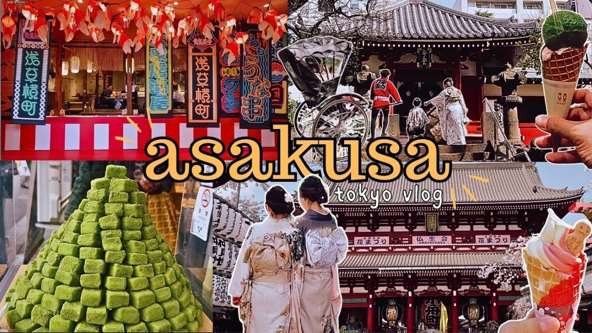 1 Day in Asakusa: Best Matcha, Street Food, Sensoji & Retro Diner in Old Tokyo