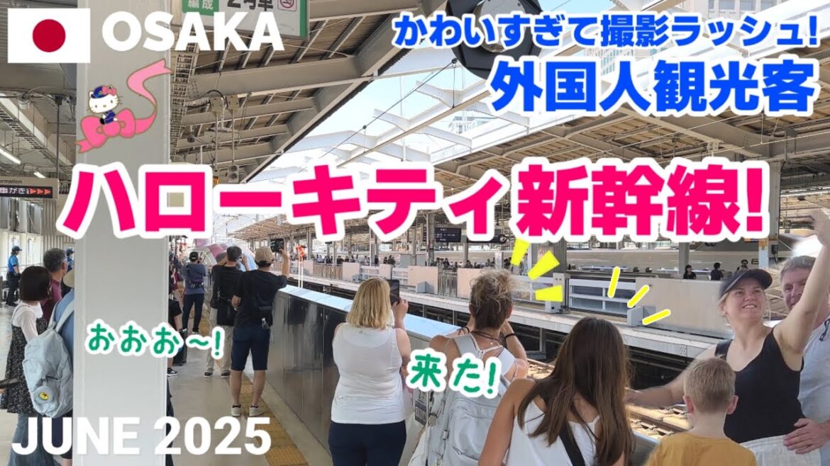 【海外の反応】ハローキティ新幹線に感激! 外国人観光客が笑顔になった日本の“かわいい文化” Hello Kitty Shinkansen