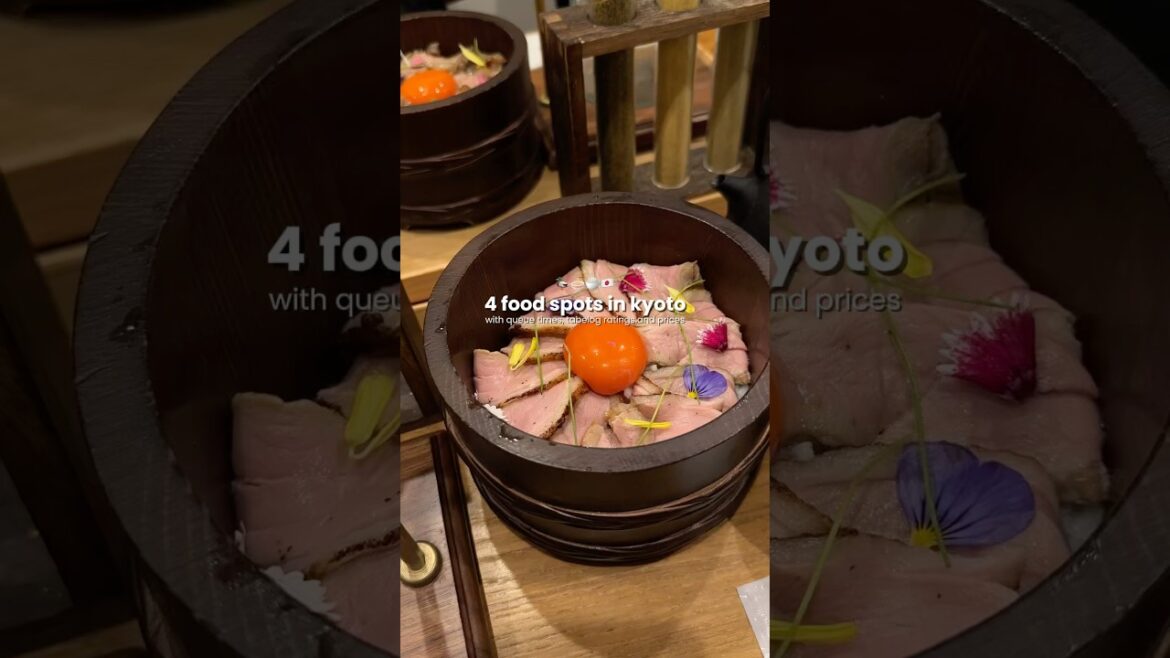 4 food spots in Kyoto #japan #japantravel #japanfood #kyoto #travel