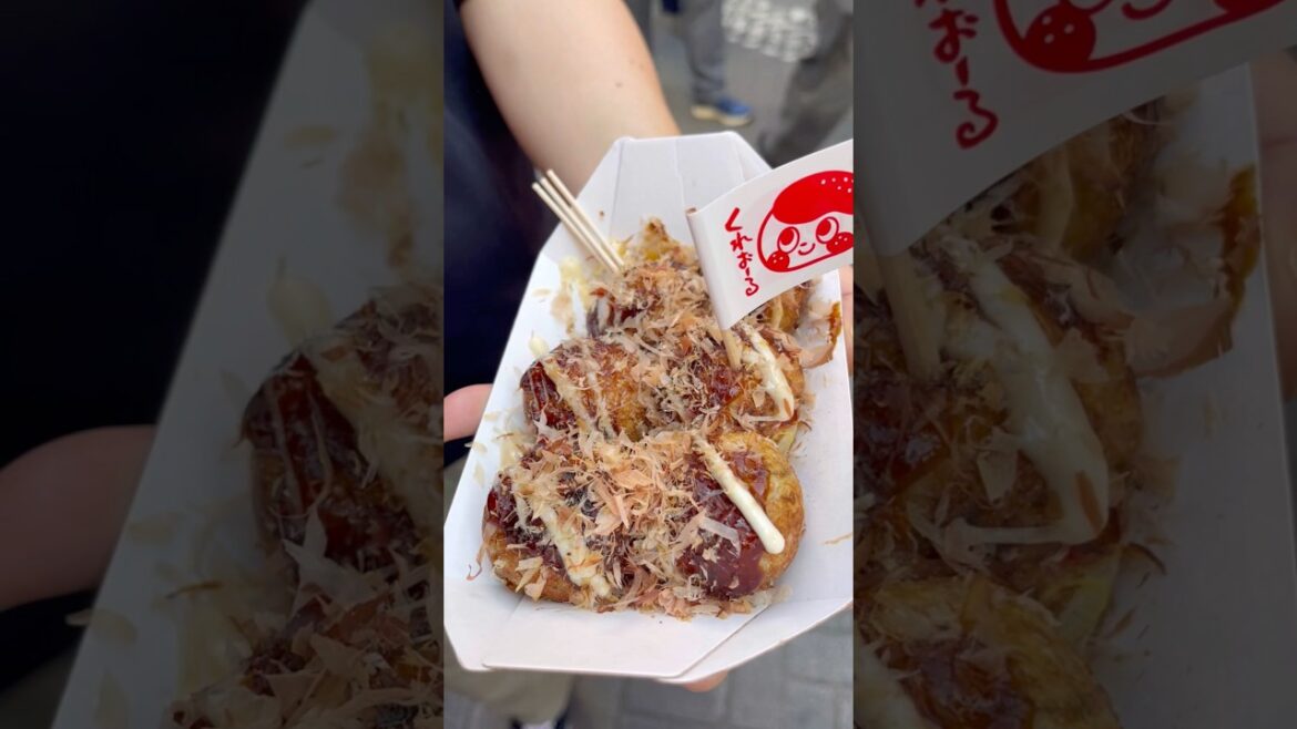 Japanese Street Food Takoyaki. (Japan)