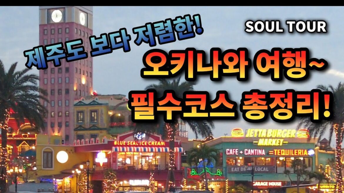 오키나와 여행 필수코스 총정리! 오키나와 여행 필수코스 총정리!