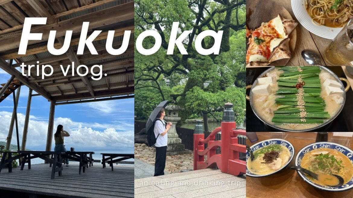 ［ Fukuoka Trip ］初めての４泊5日福岡旅行 | 旅行費用公開‼️観光&太宰府食べ歩きグルメ⛩️糸島ドライブ🚗