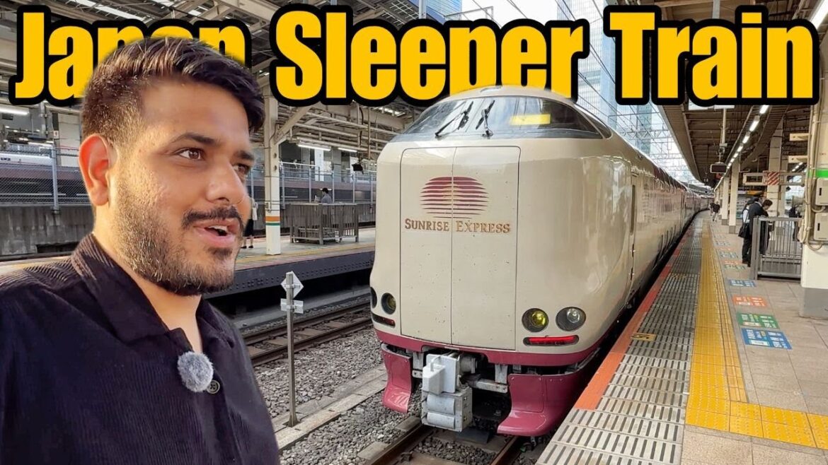 Japan's Jumbo Jet Sleeper Train 😳🇯🇵 |India To Japan Road Trip| #EP-17