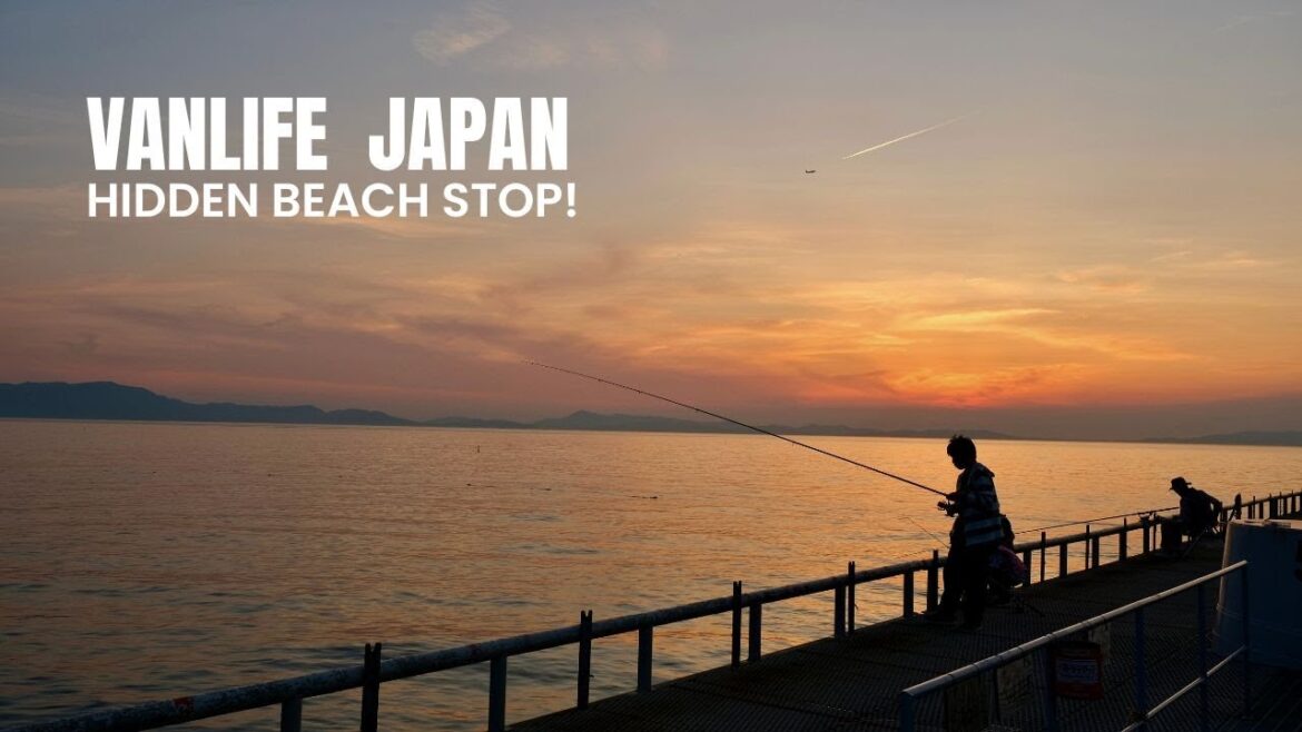 Vanlife Japan: Campervan Road Trip to Osaka with Hidden Beach Stop