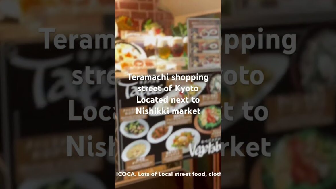 Ep:15 Walking through Teramachi shopping street of Kyoto. #shortsvideo #shorts #travel