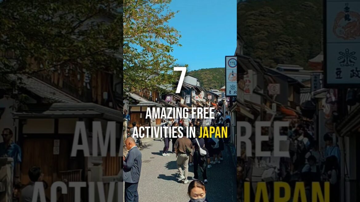 Here are some free activities for your Japan trip. #japan #japanbudgettrip #budget #fyp #cheap