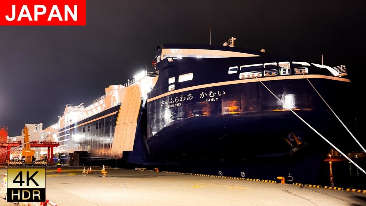 Japan’s NEWEST Ferry Ride "Sunflower Kamuy" - Hokkaido to Tokyo