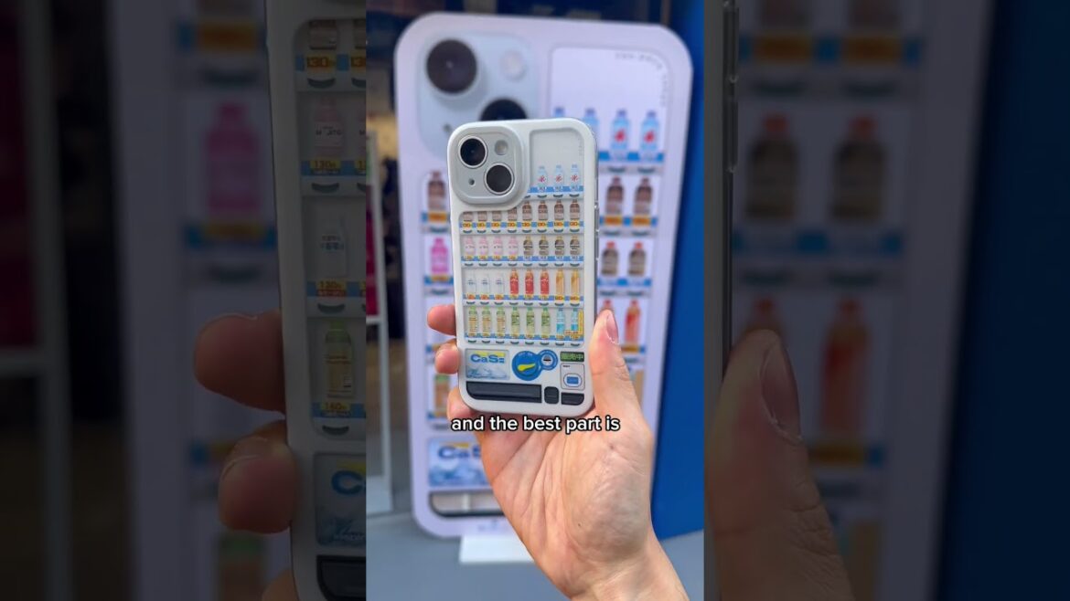 vending machine phone case! #japan  #japantravel #shorts