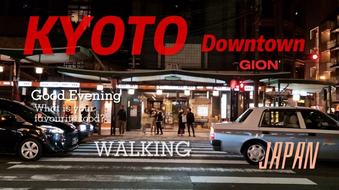 [4K] Night Walk in Downtown (Gion) KYOTO | JAPAN