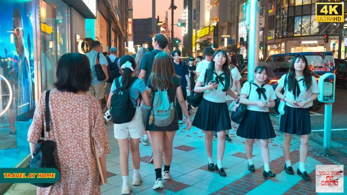 4K HDR Japan travel 2025 | Evening Walk in Shibuya (渋谷) Tokyo Japan | Relaxing Natural City ambience