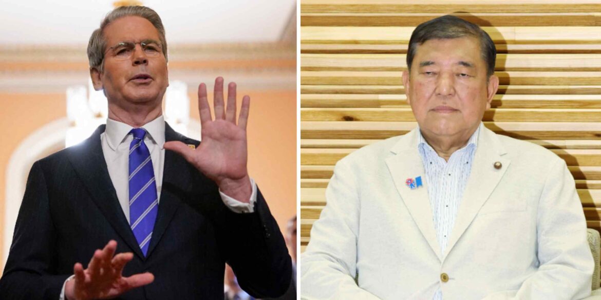 Bessent visits Japan as clock winds down on tariff deal Bessent visits Japan as clock winds down on tariff deal