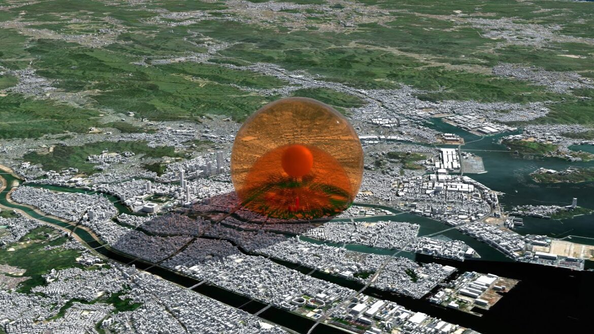 The ATOMIC Bombing of Hiroshima & Nagasaki   Detailed 3D Model Breakdown!