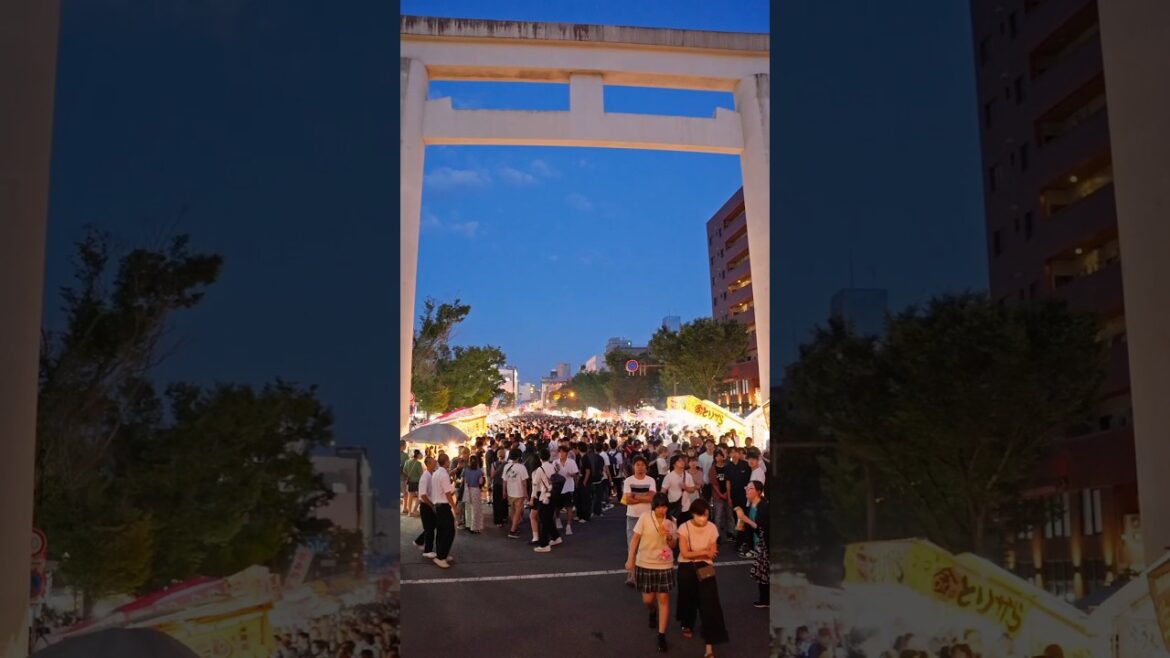 Summer Festival in Japan:  Kagoshima  Terukuni Shrine’s June Light Festival. #六月灯 #japanfestival Summer Festival in Japan:  Kagoshima  Terukuni Shrine's June Light Festival. #六月灯 #japanfestival