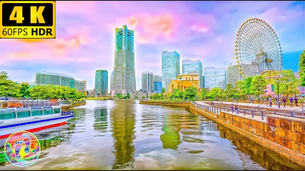 Yokohama Sights & Sounds, Walking Tour, Japan, 横浜, ウォーキングツアー , 4K HDR #tokyowalk Yokohama Sights & Sounds, Walking Tour, Japan, 横浜, ウォーキングツアー , 4K HDR #tokyowalk