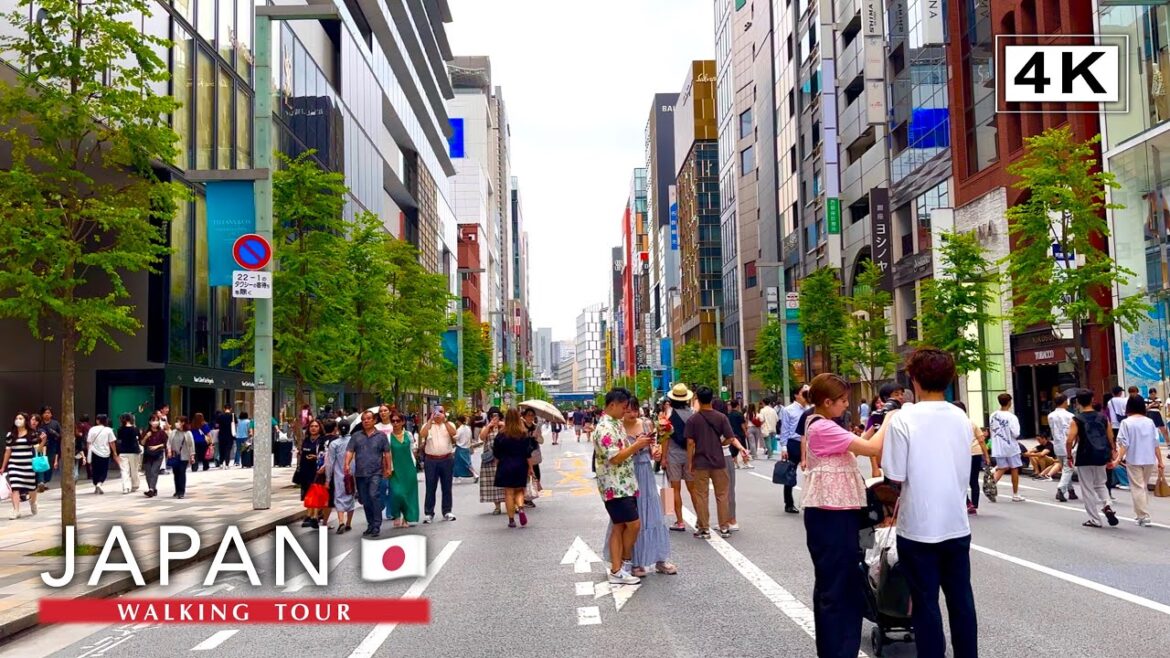Ginza Weekend Walk | Tokyo Walking Tour【4K | 60fps】 Ginza Weekend Walk | Tokyo Walking Tour【4K | 60fps】