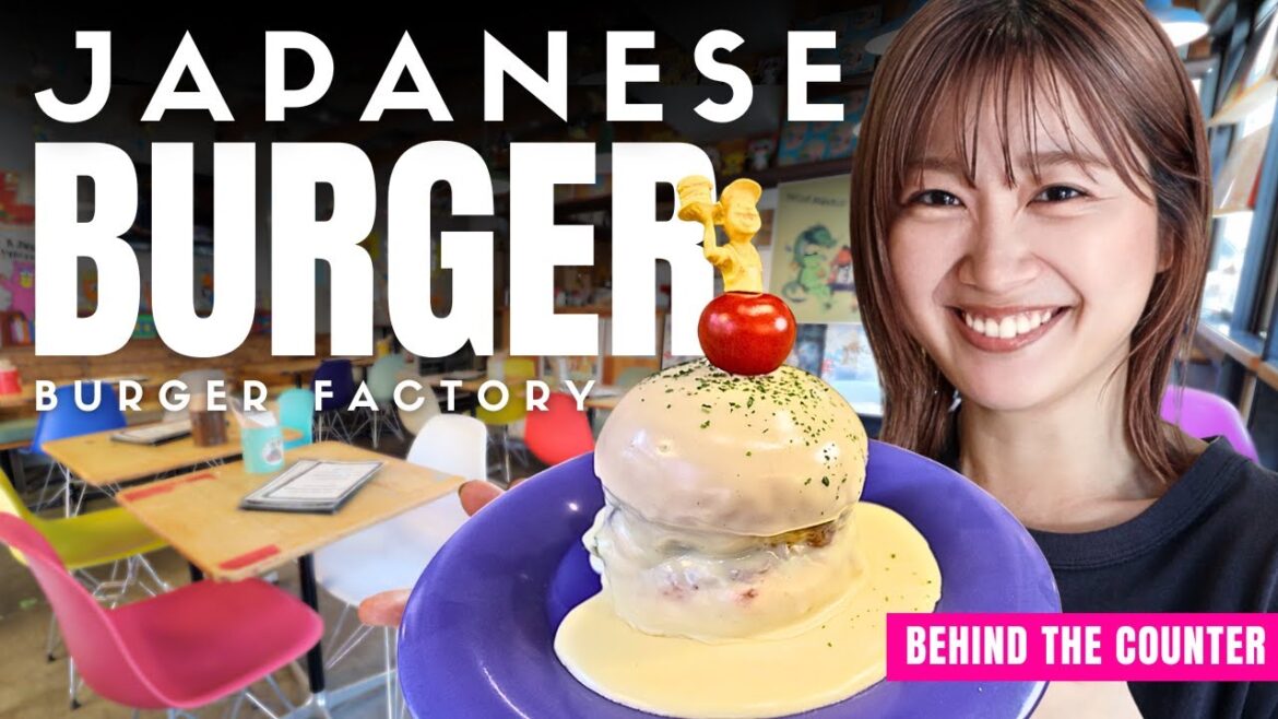 Behind the Counter at a Japanese Burger Shop with 50+ Wild Burgers