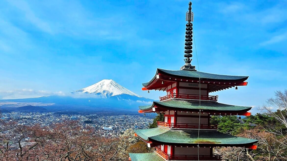Japan Travel Kyoto Tokyo Hiroshima Nikko Mt Fuji Drone Shiraito Falls Kegon Falls Miyajima 4K