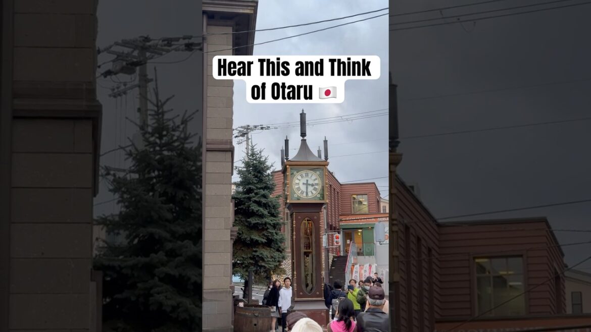 🇯🇵 Otaru’s Famous Music Box Clock | The Sound of Otaru 🎶 #shorts