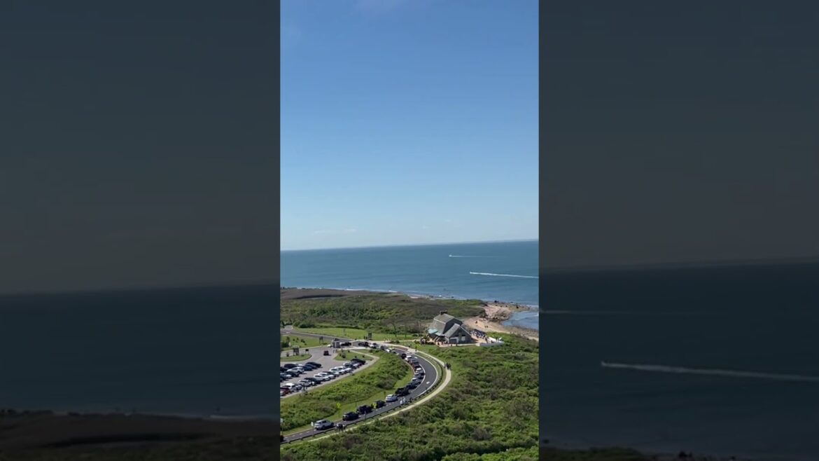 View from the top of the Montauk Lighthouse