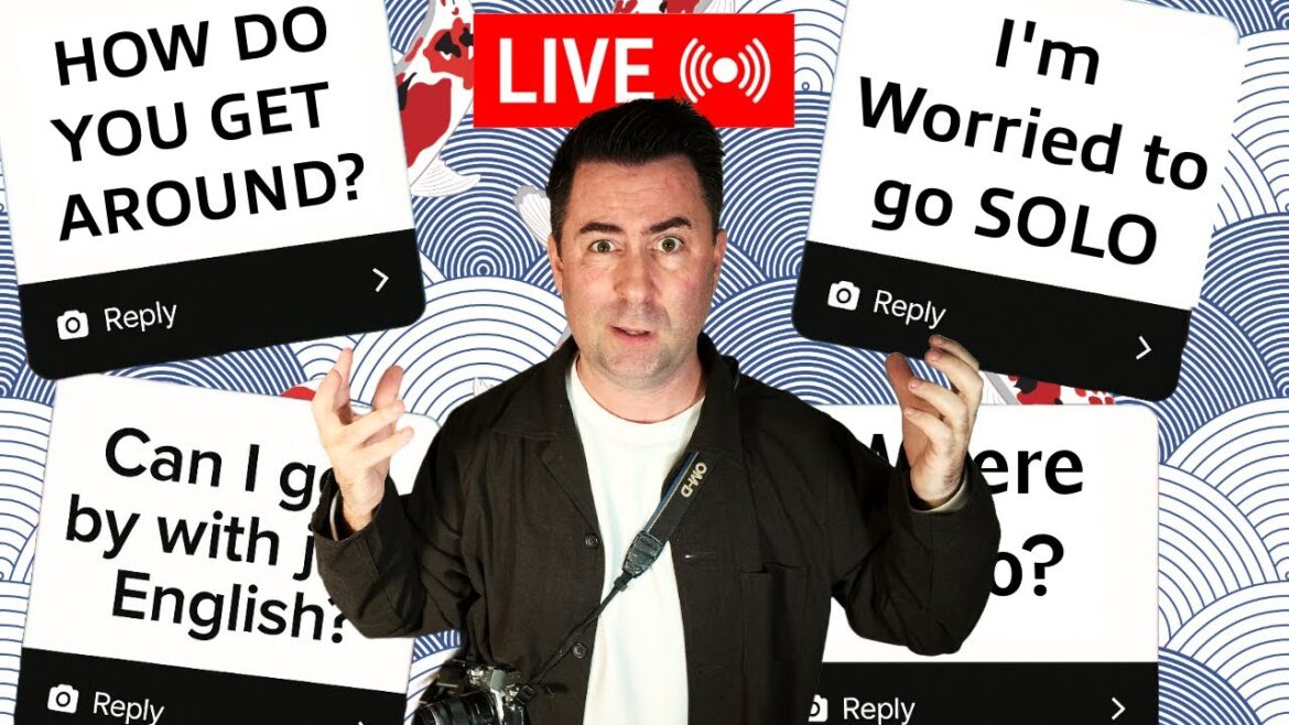 Planning a Trip to JAPAN? Answering your Travel questions LIVE from the streets of Japan