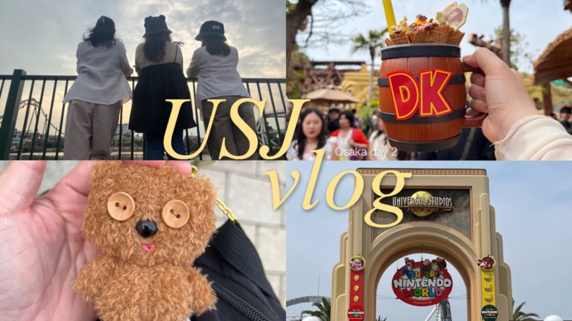 Travel vlog | Day 2 in Osaka, USJ | Diaries Travel vlog | Day 2 in Osaka, USJ | Diaries