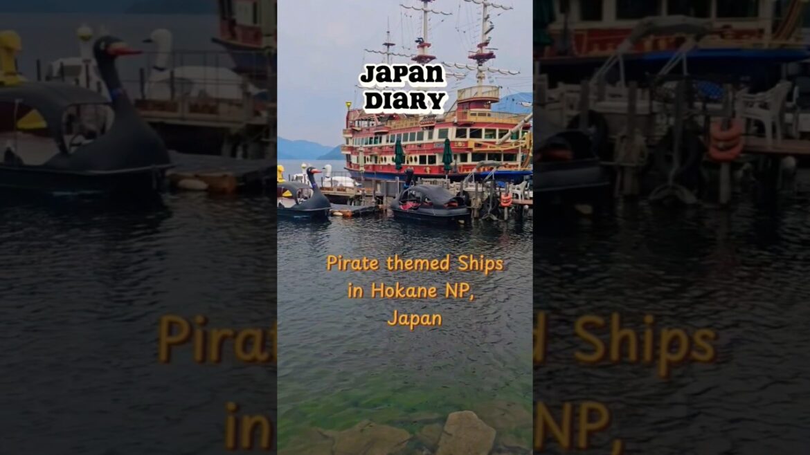 Pirate Ships at Hakone National Park in Japan. Lake Ashi #lakeashi #hakone #japan #japantravel #new Pirate Ships at Hakone National Park in Japan. Lake Ashi #lakeashi #hakone #japan #japantravel #new