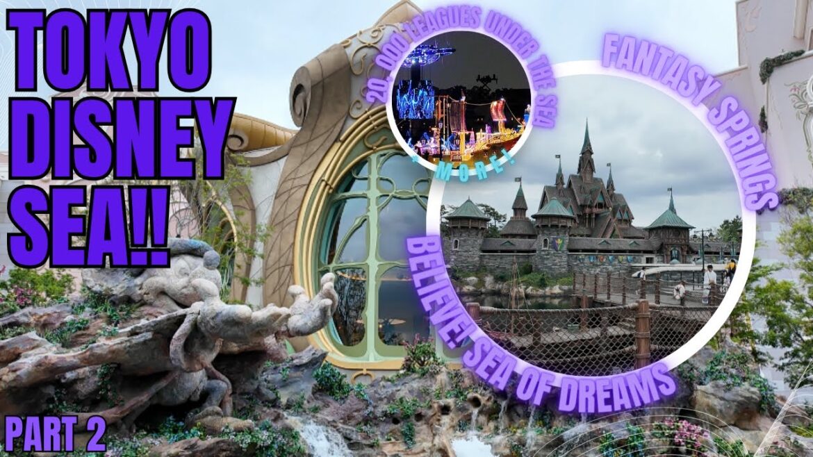 Tokyo DisneySea Part 2 | More Rides, Shows & Surprises! 🎆 #disney #japan #travel #shorts