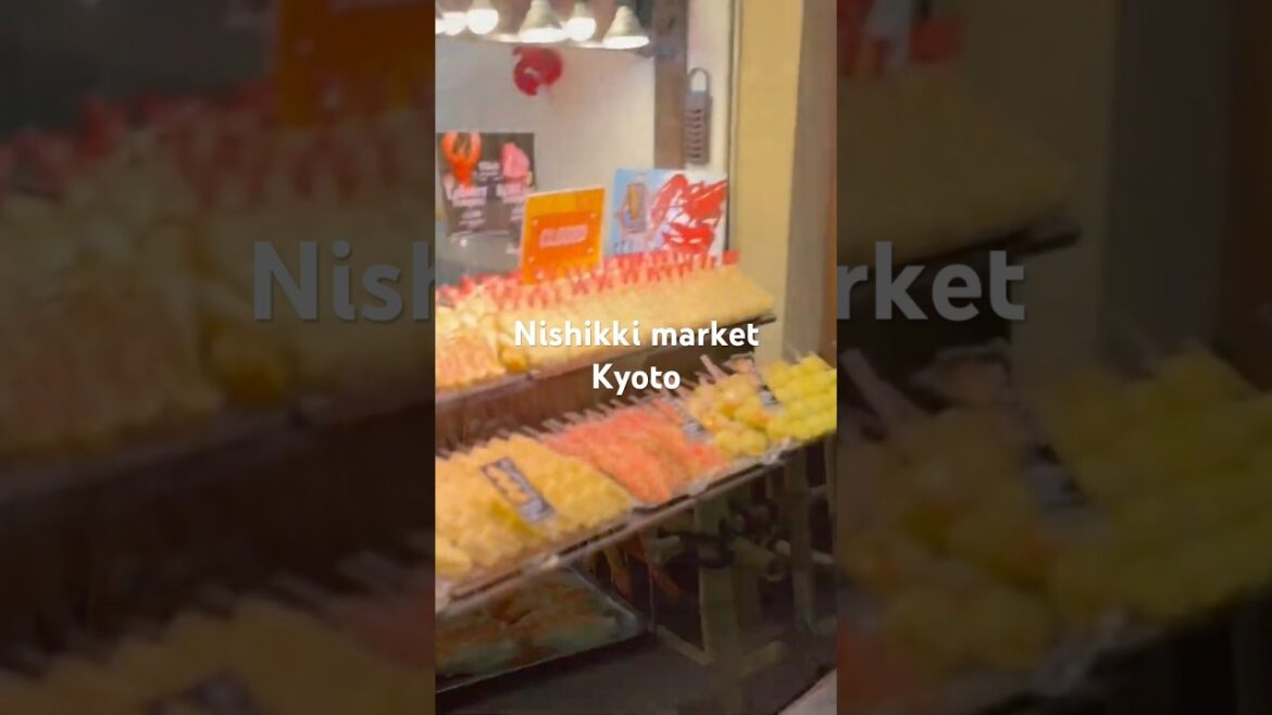 Ep:14 Nishikki market & Kyoto station walking tour #shorts #nishikki #shortsvideo