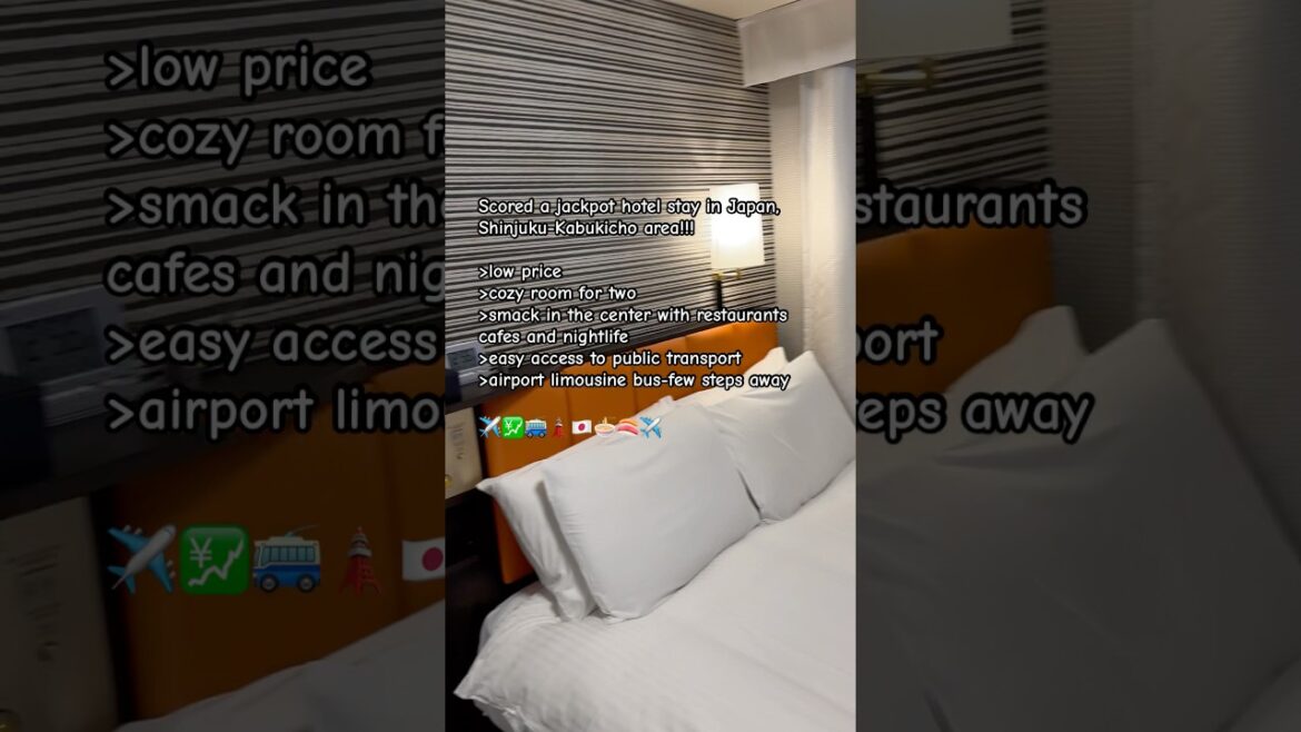 Jackpot hotel stay in Shinjuku - Kabukicho area #japantravel