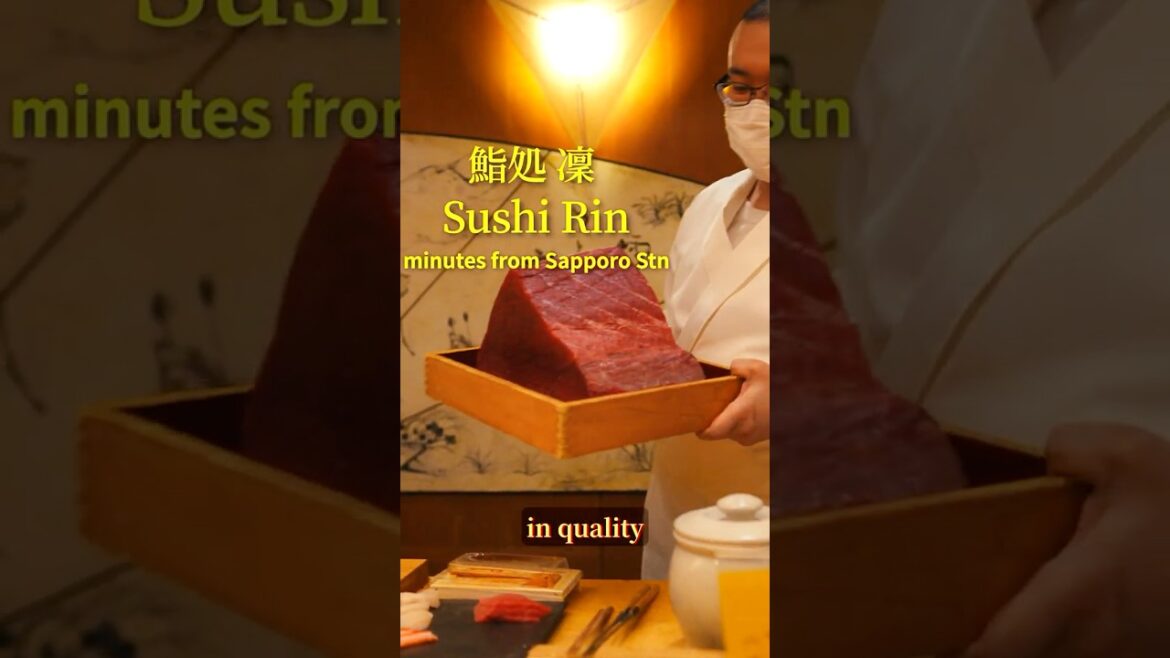 Regional sushi omakase in Sapporo - all 10 pieces ($35)