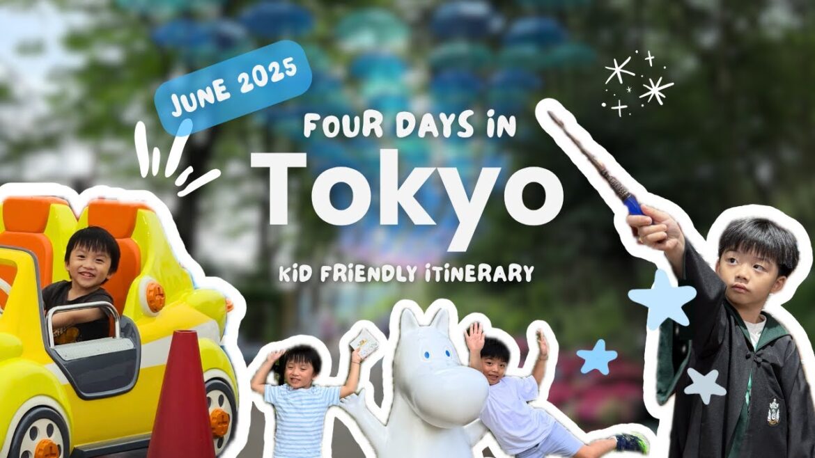 TOKYO ITINERARY your kids will love! [travel vlog][June 2025]