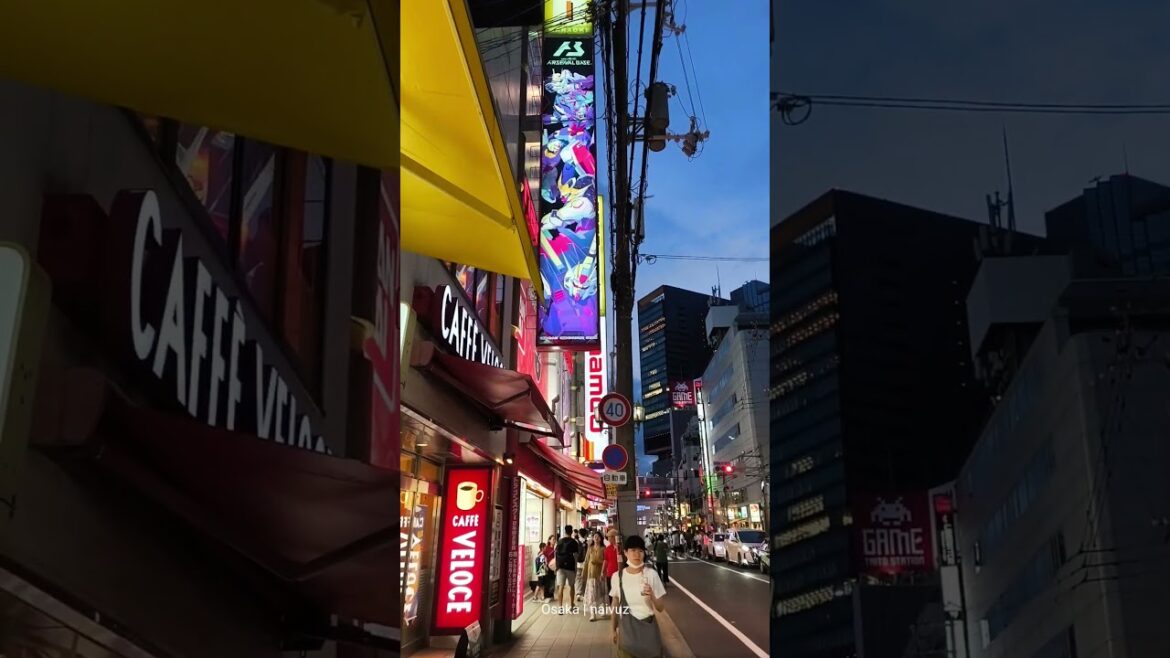 On the streets of Osaka