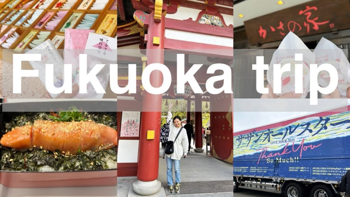 【Japan】Dazaifu, Fukuoka trip ｜福岡旅行🍜サザンライブと太宰府観光