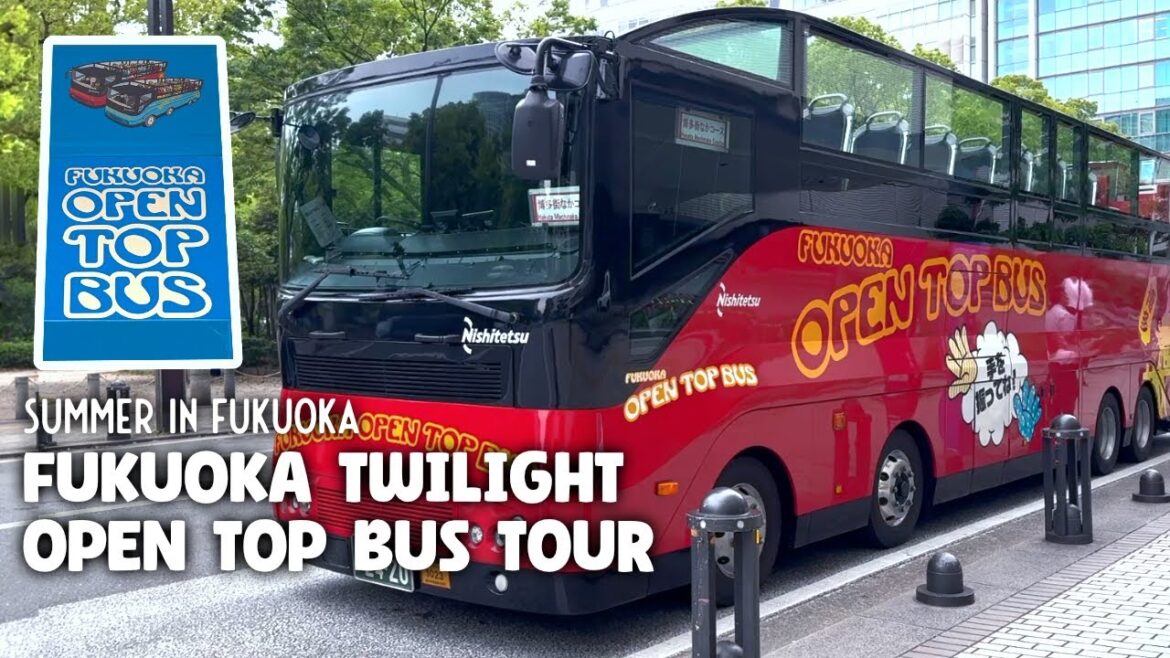 Summer In Fukuoka – Fukuoka Twilight Open Top Bus Tour Summer In Fukuoka - Fukuoka Twilight Open Top Bus Tour