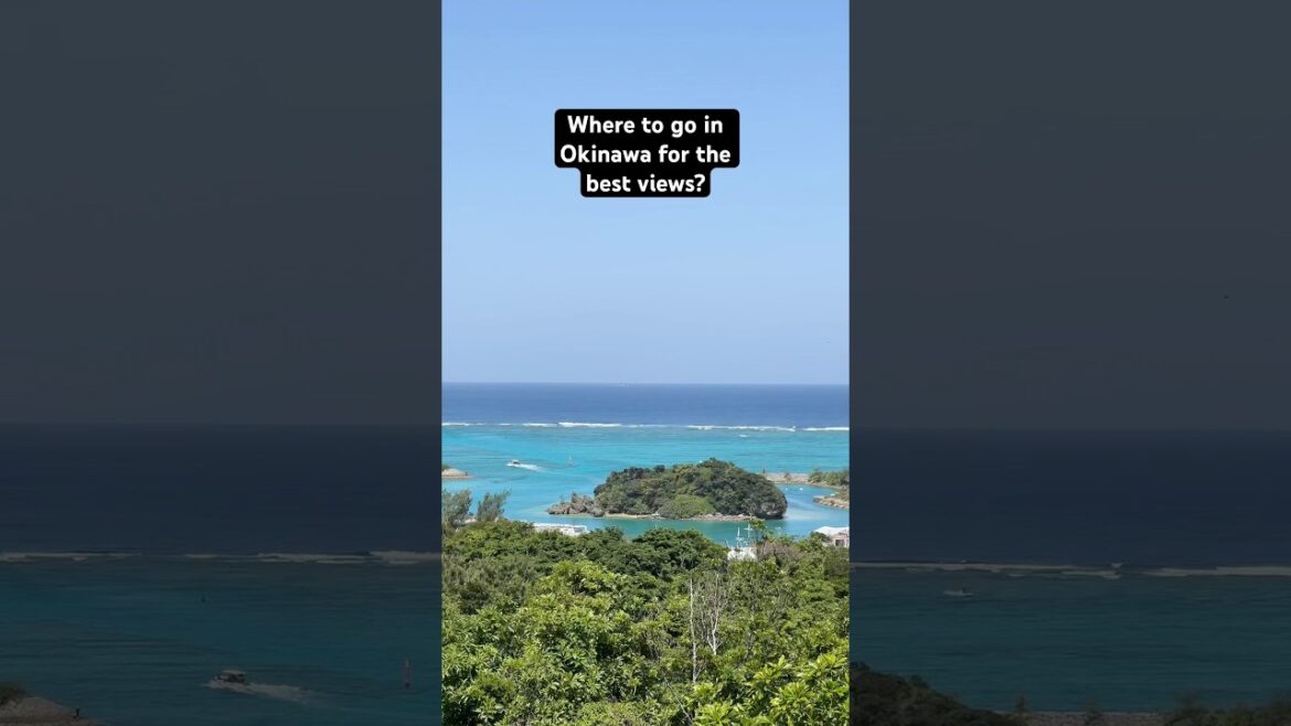 Come visit this Okinawa cafe with the best views! Full itinerary on my channel #japantravel #okinawa