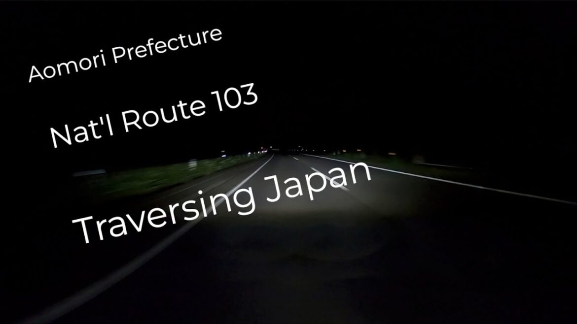 103 Night Drive: Aomori’s Moonlit Roads