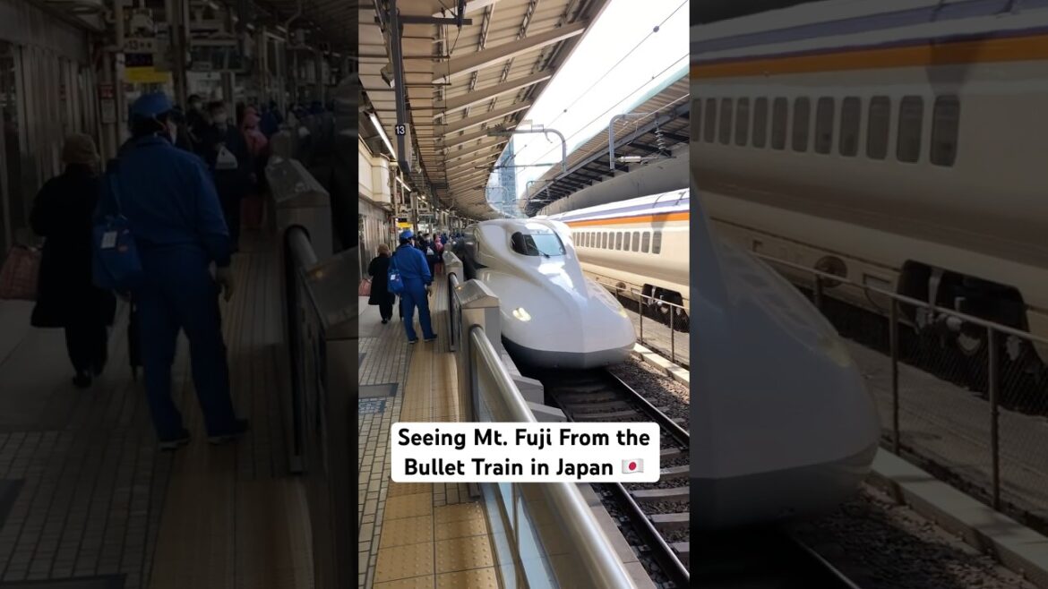 [Tokyo] Seeing Mt. Fuji from the Bullet Train #bullettrains #mountfuji #japantravel #travelasia