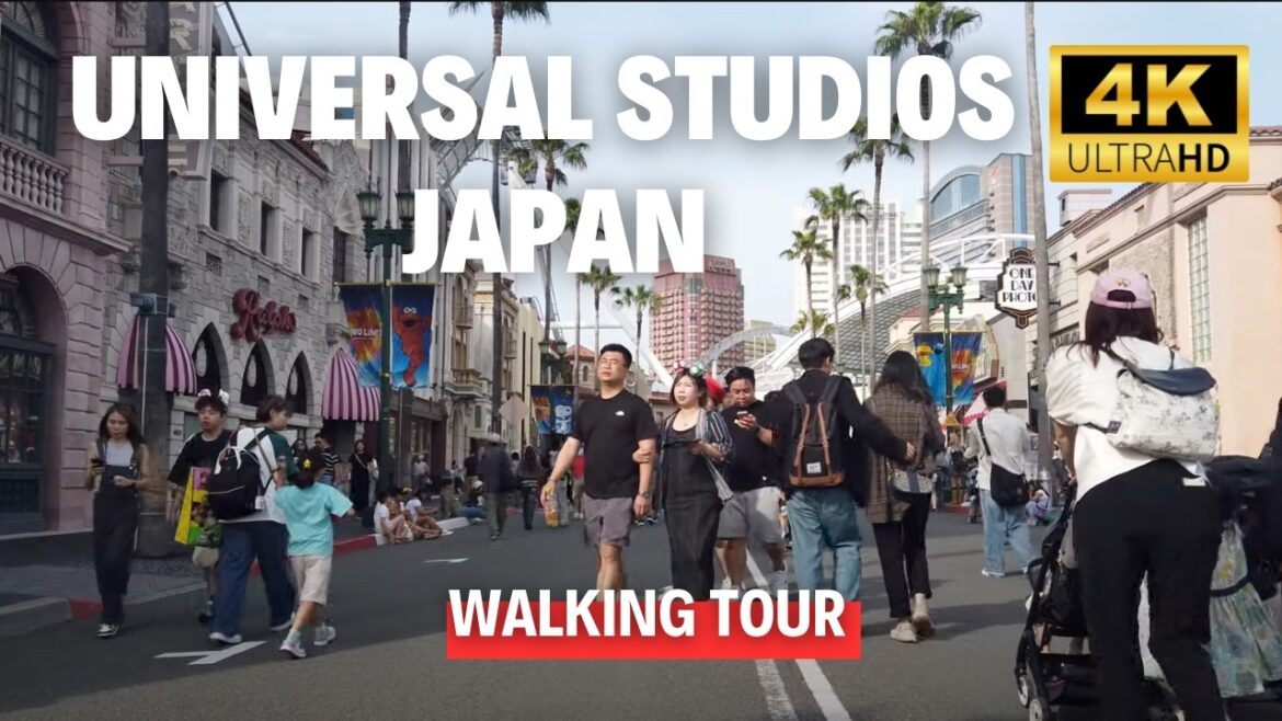 Walking Through UNIVERSAL STUDIOS JAPAN – Park Tour! 🎢🇯🇵