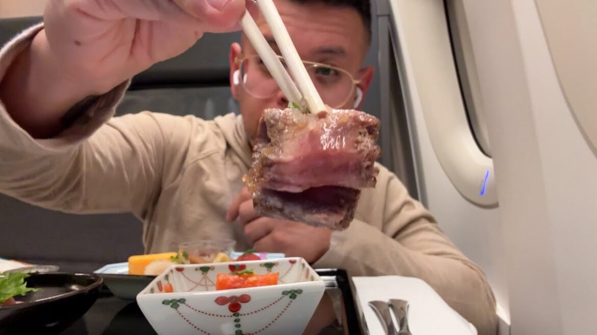 Breaking my Fast with… the Best Airplane Food?! | Japan Vacation Part 1 Breaking my Fast with... the Best Airplane Food?! | Japan Vacation Part 1