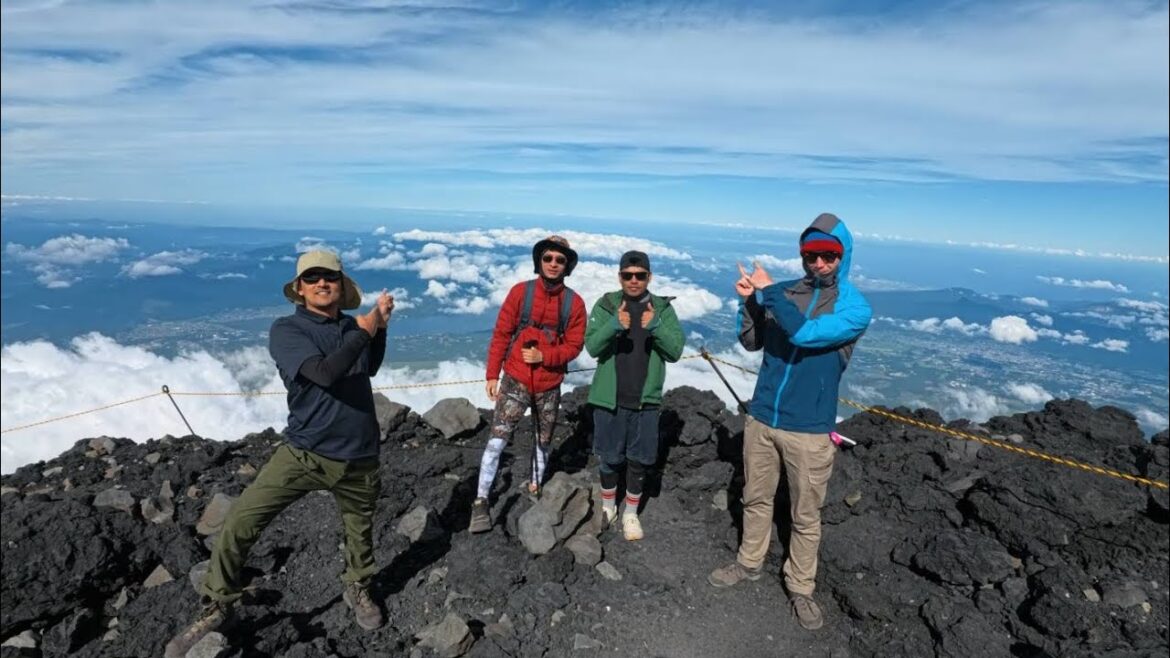 4k video from 5th station to the top of mount FUJI 4k video from 5th station to the top of mount FUJI