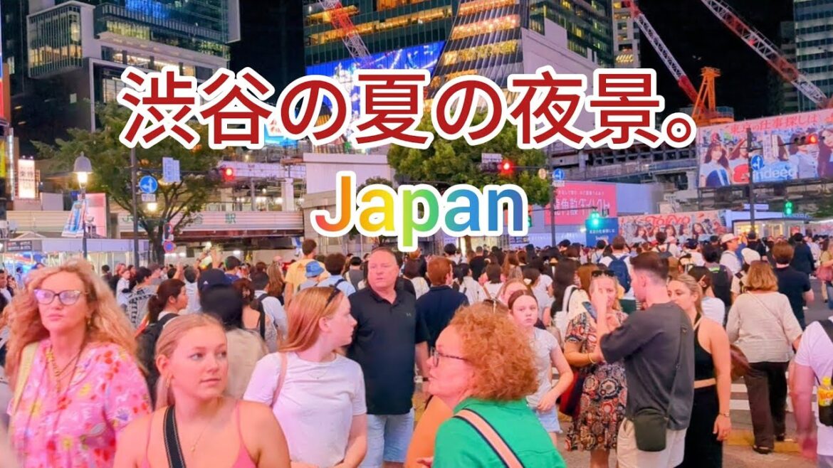 [4K] Shibuya Summer View 2025. Tokyo walking Tour. Japan.