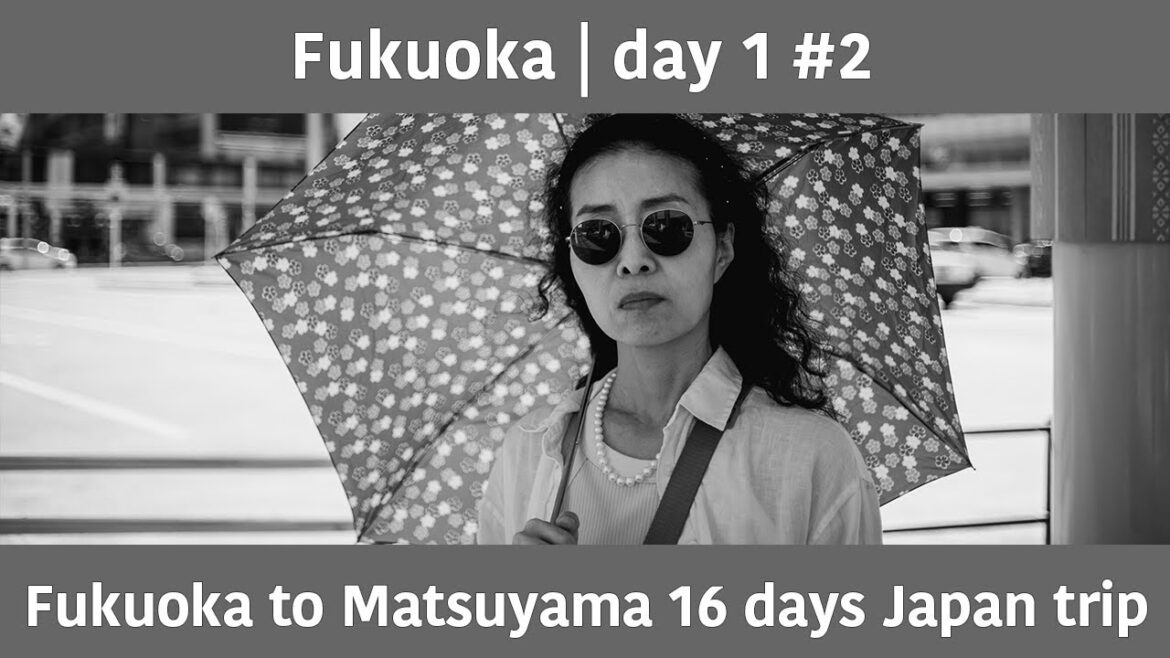 Fukuoka 福岡, day 1 #2 | 16-day black and white photography tour of Japan