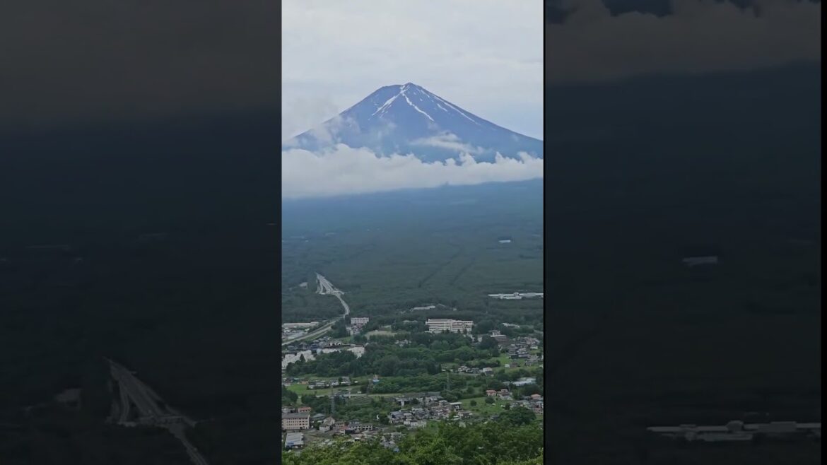 Mt. Fuji (view from the top of the Kawaguchiko Panoramic Ropeway)