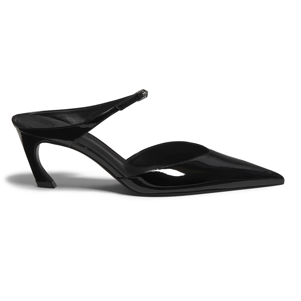 Laurie 70MM Patent Leather Mules