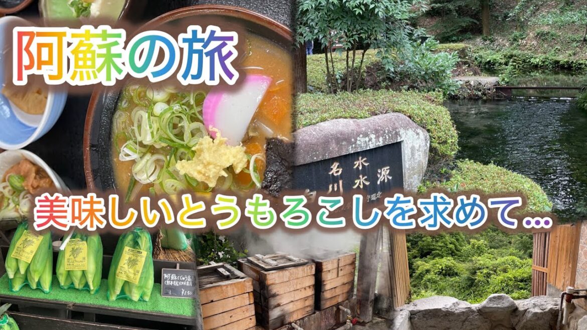 【熊本旅行】【阿蘇観光】美味しいとうもろこしを求めて 【熊本旅行】【阿蘇観光】美味しいとうもろこしを求めて