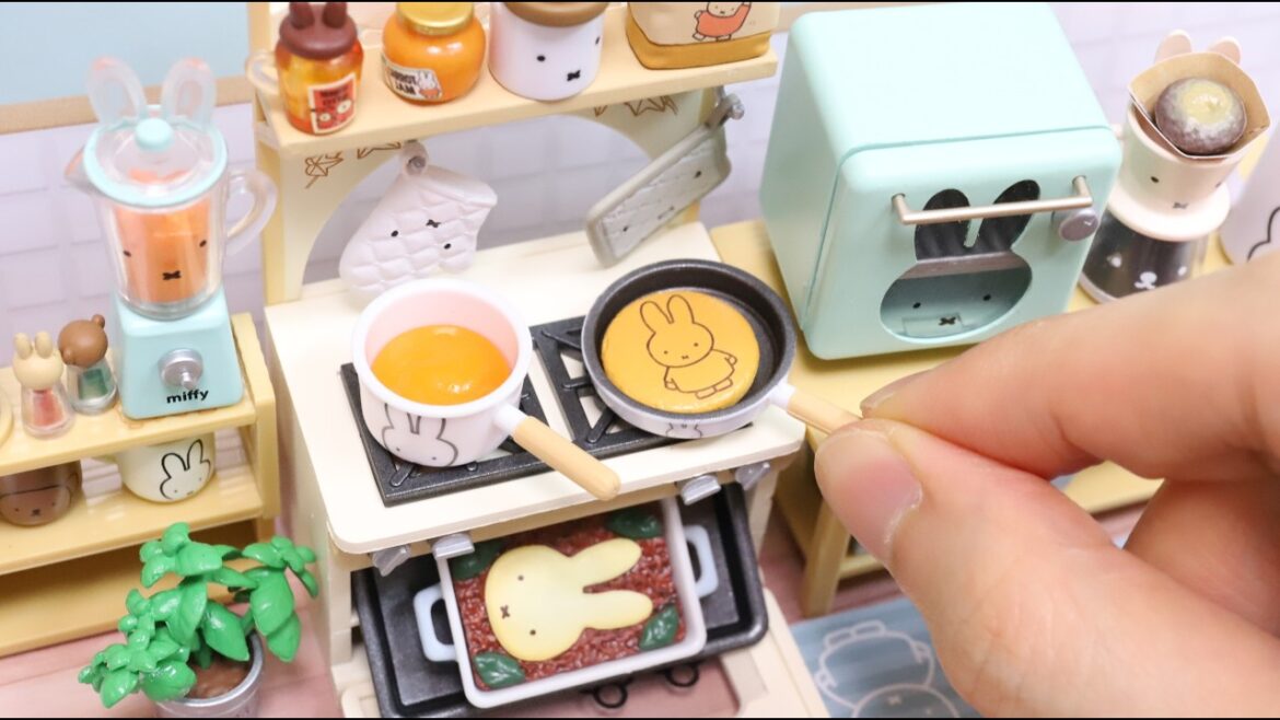 Re-ment miffy NaturalKitchen Miniature Kitchen Gadgets Unboxing