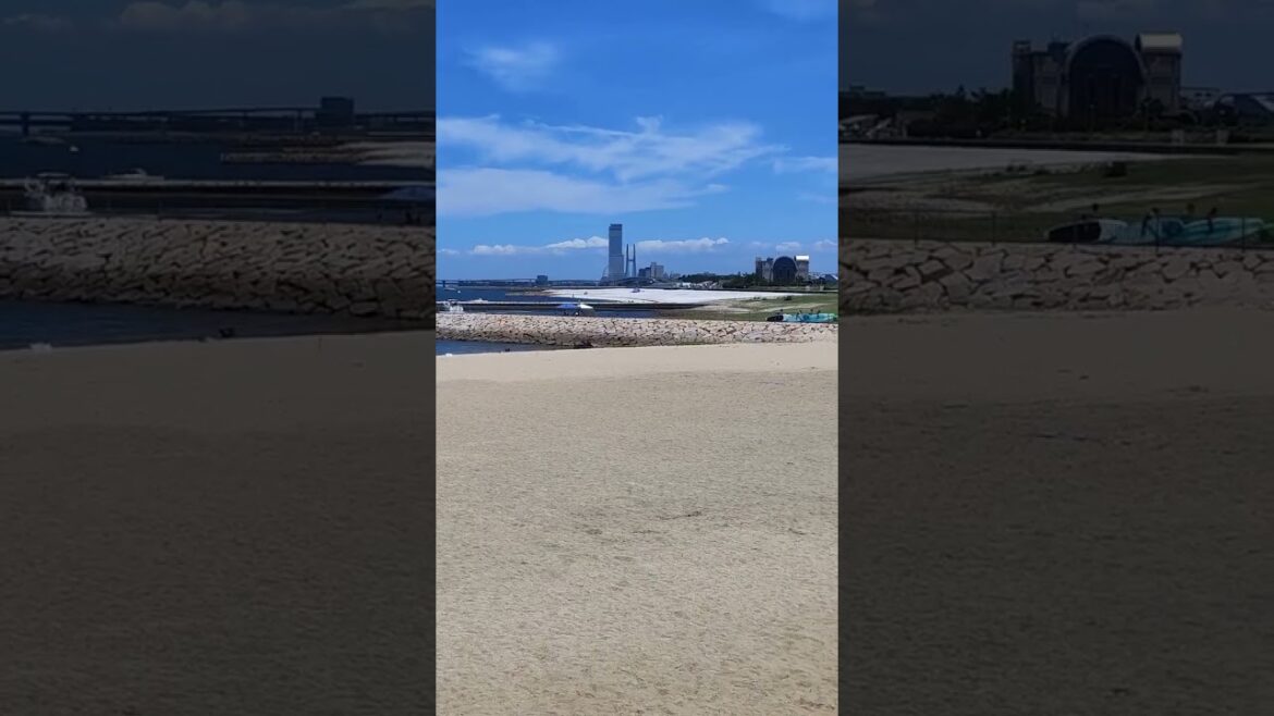 Quick trip to the beach in #Osaka #Japan