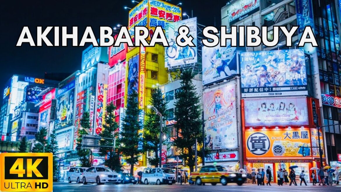 [4K] From Trendy Shibuya to Electric Akihabara | Tokyo Walk Tour #japan #akihabara #tokyo